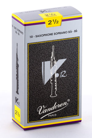 Vandoren V12 Reeds Soprano Saxophone - Box of 10