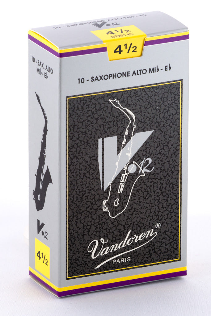 Vandoren V12 Reeds Alto Saxophone - Box of 10