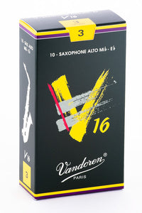 Vandoren V16 Reeds Alto Saxophone - Box of 10
