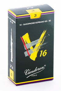 Vandoren V16 Reeds Soprano Saxophone - Box of 10