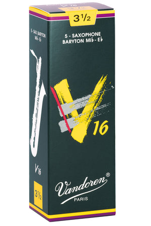 Vandoren V16 Reeds Baritone Saxophone - Box of 5