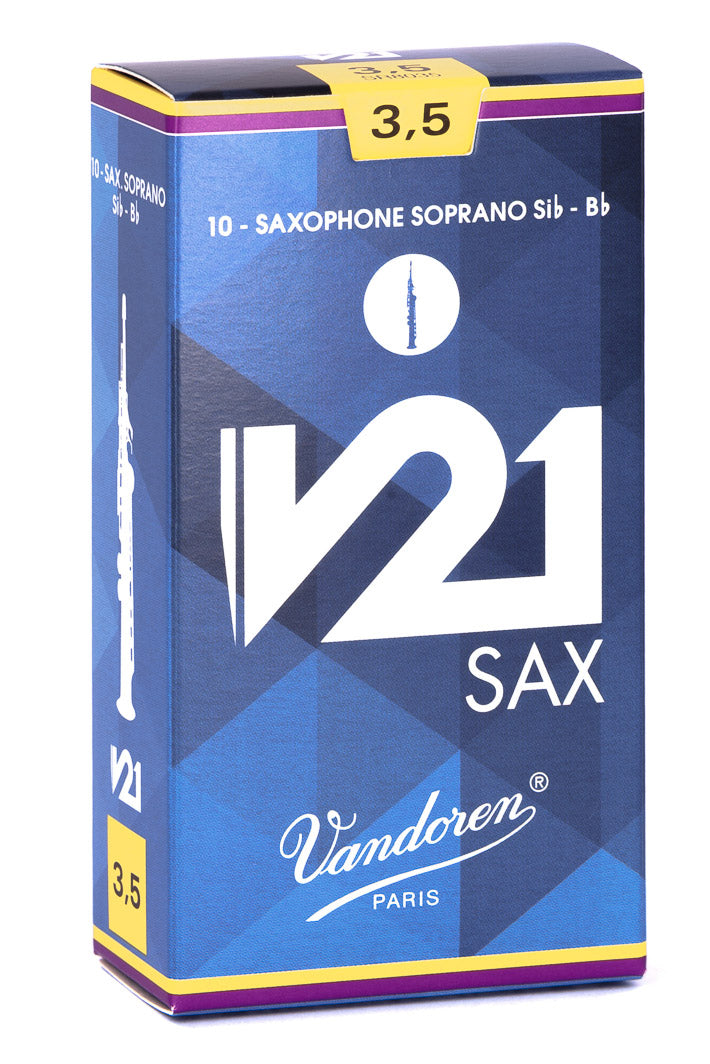 Vandoren V21 Reeds Soprano Saxophone - Box of 10