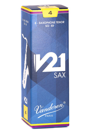 Vandoren V21 Reeds Tenor Saxophone - Box of 5