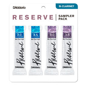 D'Addario Reserve Reeds Bb Clarinet - Sampler Pack