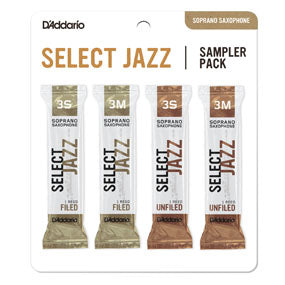 D'Addario Select Jazz Reeds Soprano Saxophone - Sampler Pack