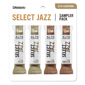 D'Addario Select Jazz Reeds Alto Saxophone - Sampler Pack